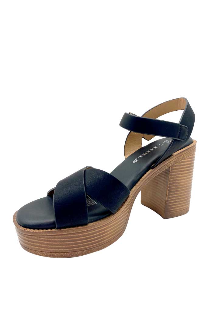 SANDALIA MUJER TODOPIEL NEGRO ZB031 - 4