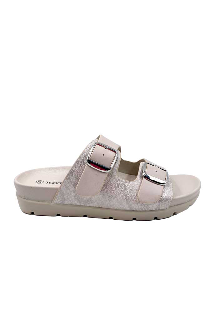 SANDALIA MUJER TODOPIEL BEIGE ZB029 - 1