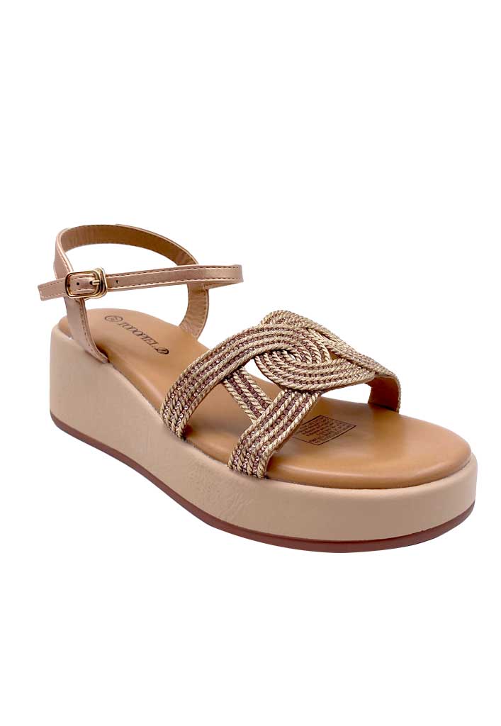 SANDALIA MUJER TODOPIEL BEIGE ZB025 - 2