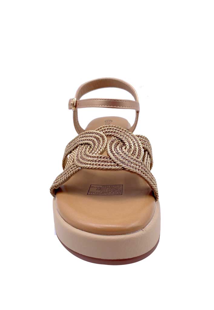 SANDALIA MUJER TODOPIEL BEIGE ZB025 - 3