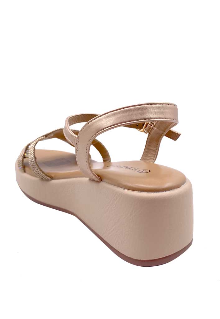 SANDALIA MUJER TODOPIEL BEIGE ZB025 - 5