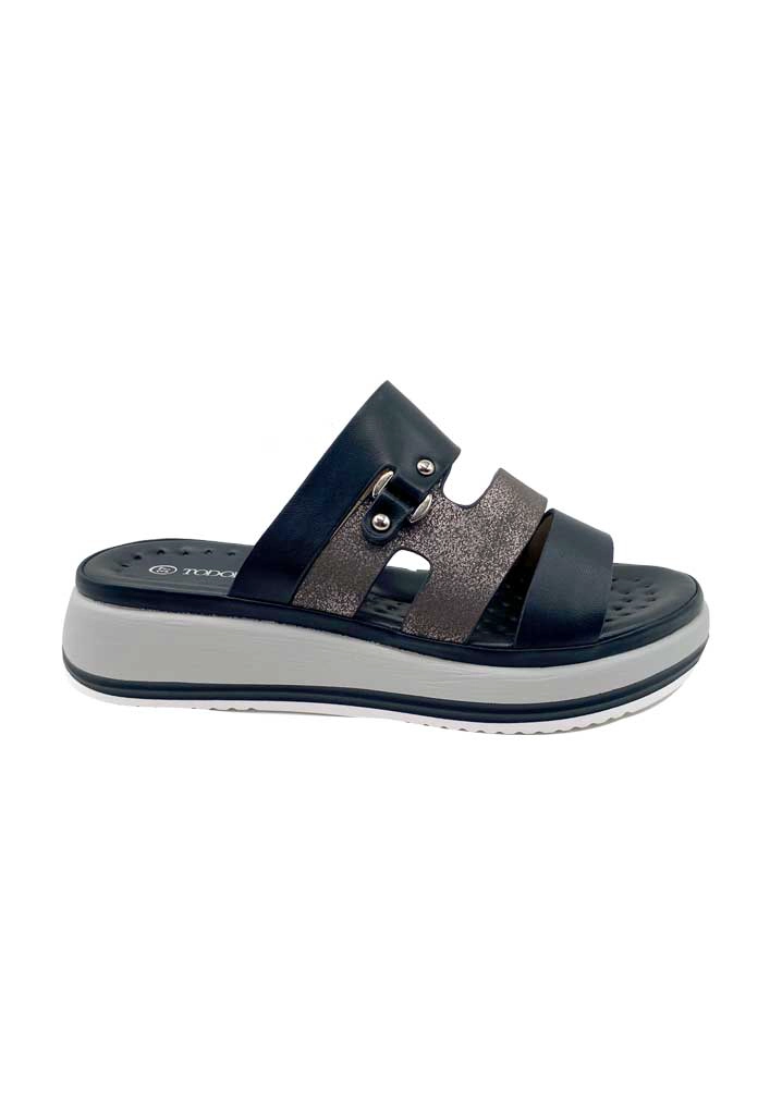 SANDALIA MUJER TODOPIEL NEGRO ZB028 - 1