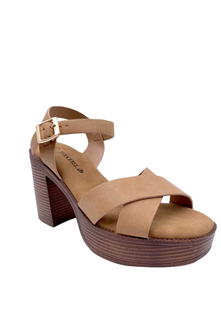 SANDALIA MUJER TODOPIEL BEIGE ZB031 - 2