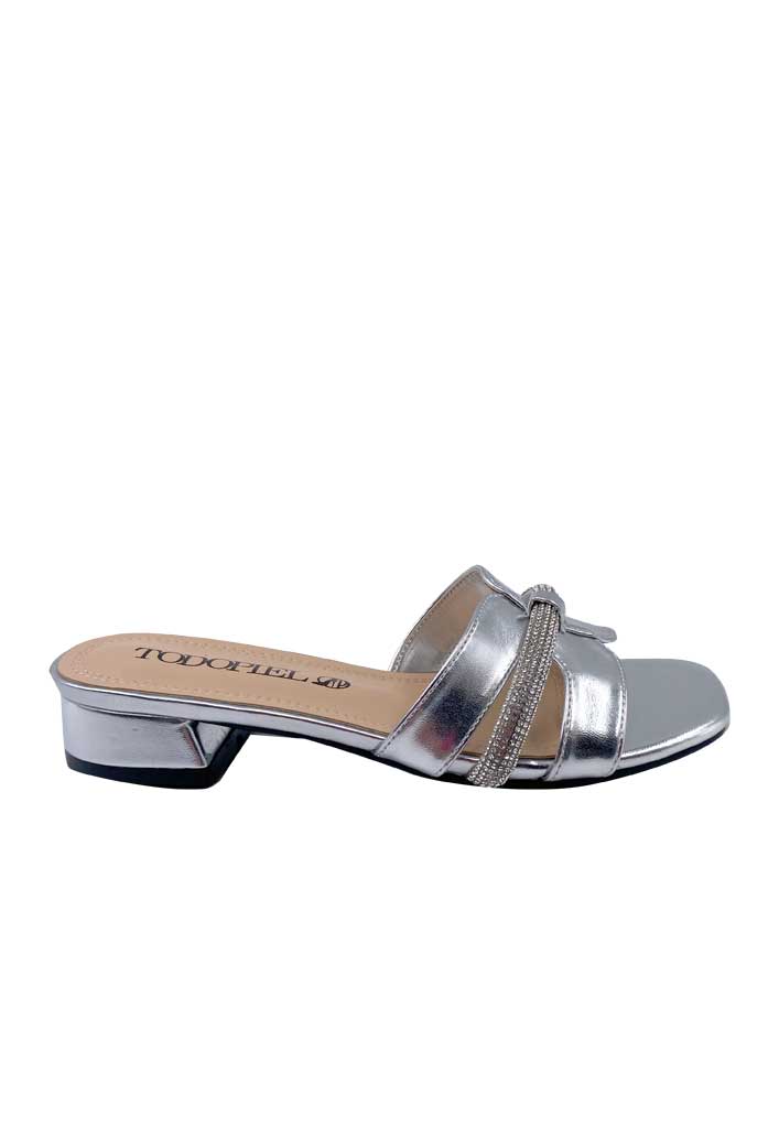TODOPIEL SANDALIA MUJER TODOPIEL PLATA ECOCUERO ZB022