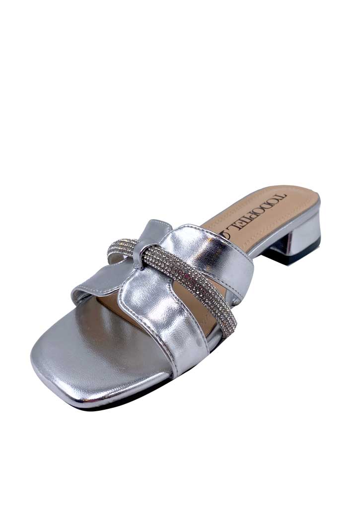 SANDALIA MUJER TODOPIEL PLATA ECOCUERO ZB022 - 5