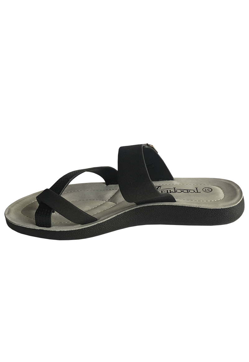 SANDALIA MUJER TODOPIEL NEGRO ECOCUERO ZAY54 - 5