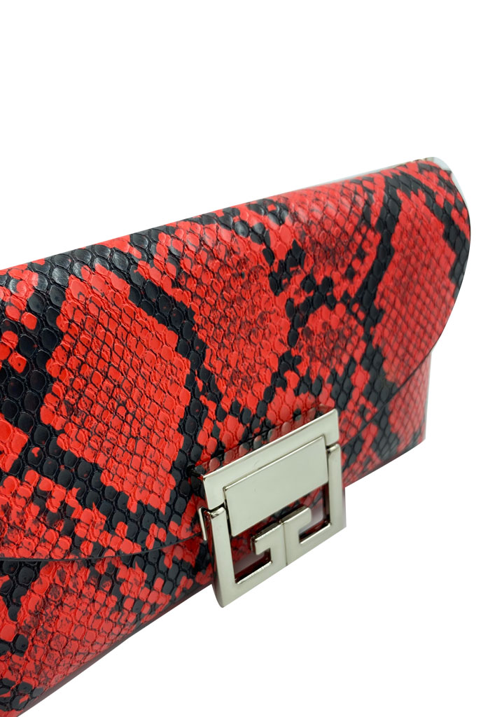 CARTERA DE FIESTA ECOCUERO ROJO CRS87 - 4