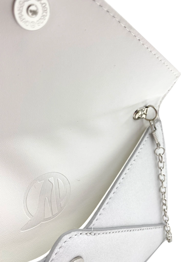 CARTERA DE FIESTA TELA BLANCO CRX30 - 4