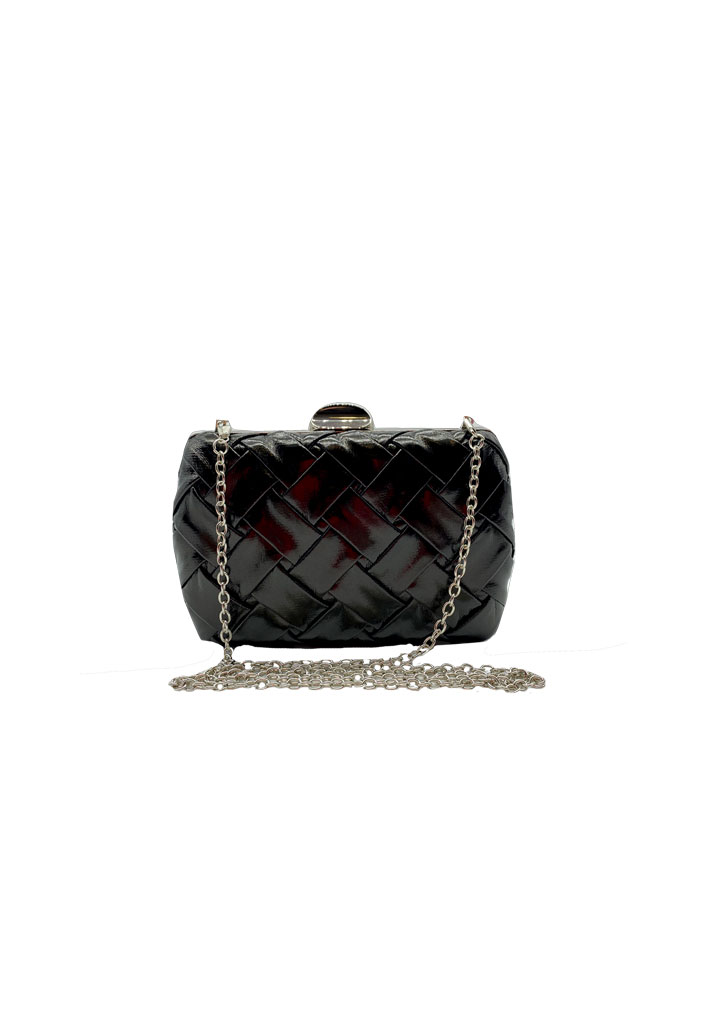 CARTERA DE FIESTA ECOCUERO NEGRO CRX36 - 1