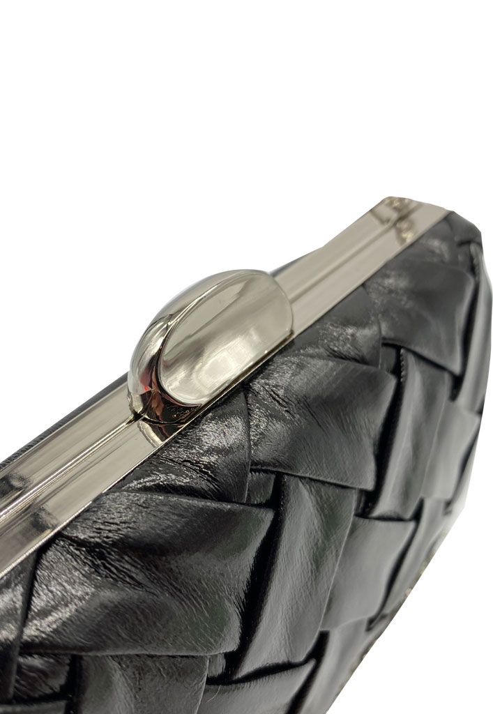 CARTERA DE FIESTA ECOCUERO NEGRO CRX36 - 3