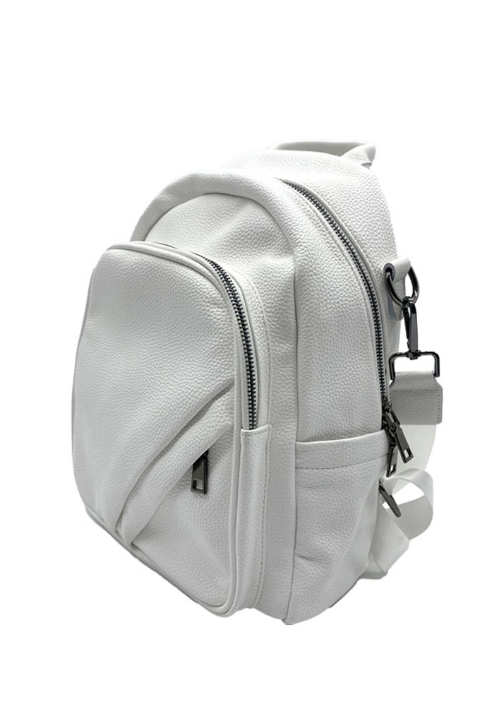MOCHILA CUERO BLANCO CRU74 - 2