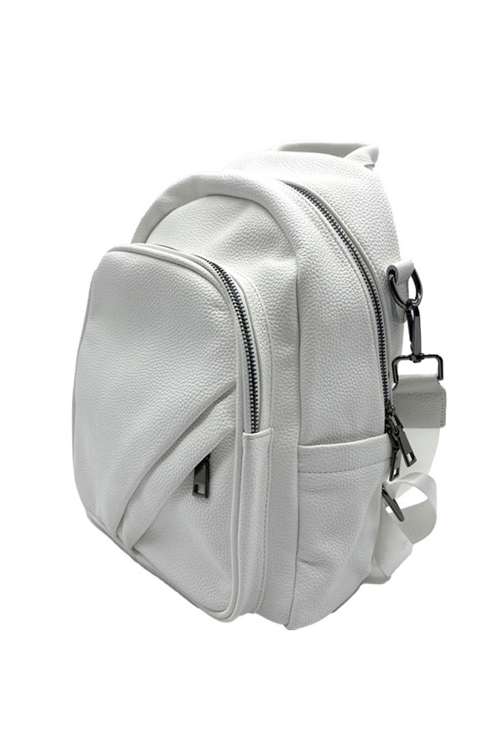 MOCHILA CUERO BLANCO CRU74 - 2