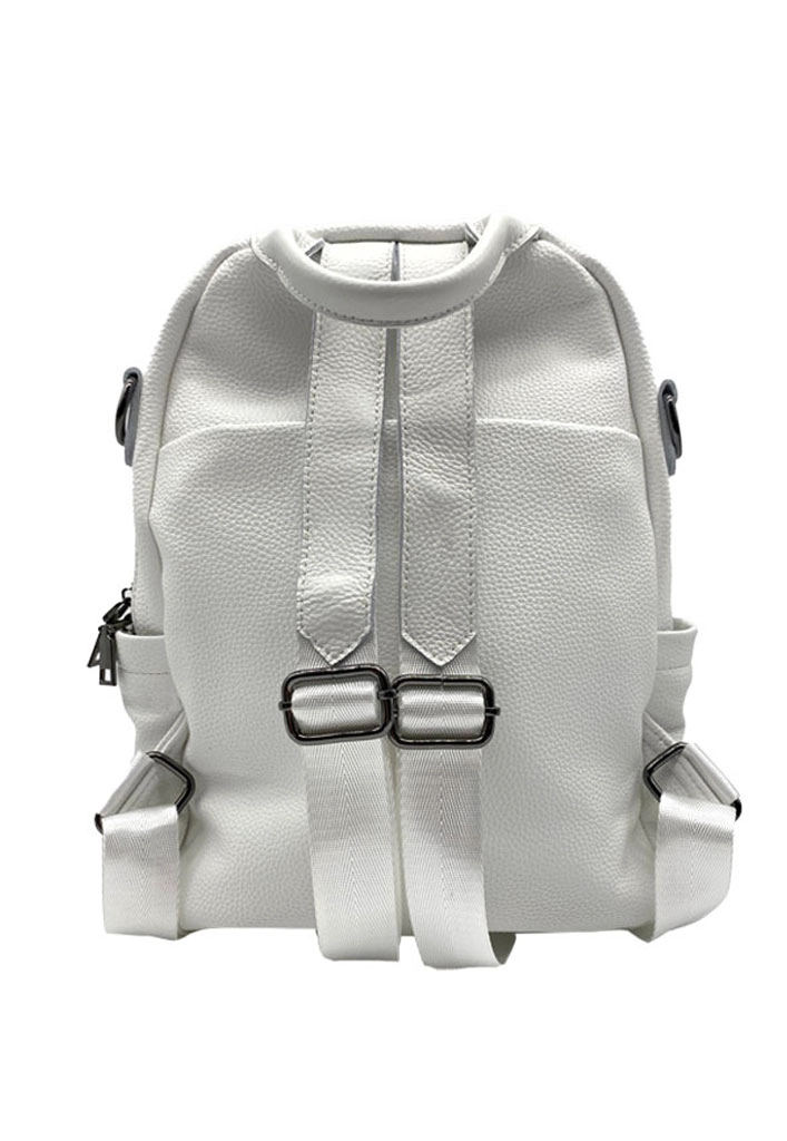 MOCHILA CUERO BLANCO CRU74 - 4