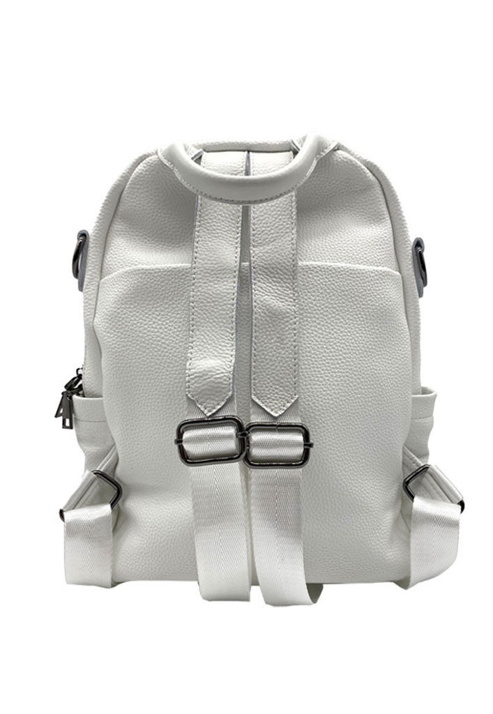 MOCHILA CUERO BLANCO CRU74 - 4