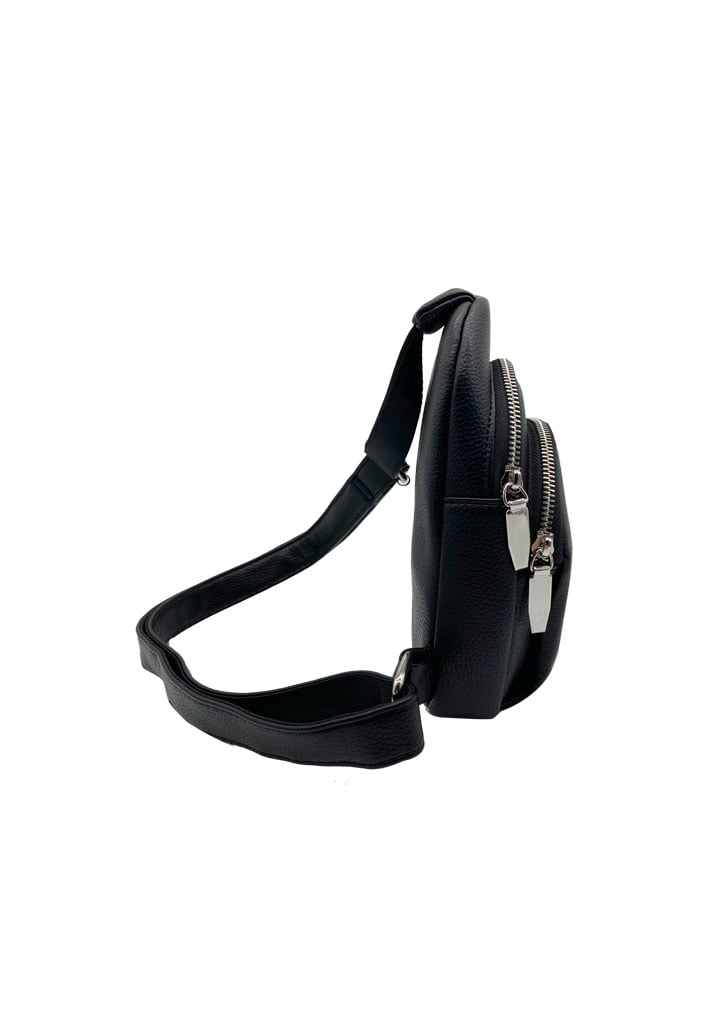 BANDOLERA ECOCUERO NEGRO CRU36 - 2
