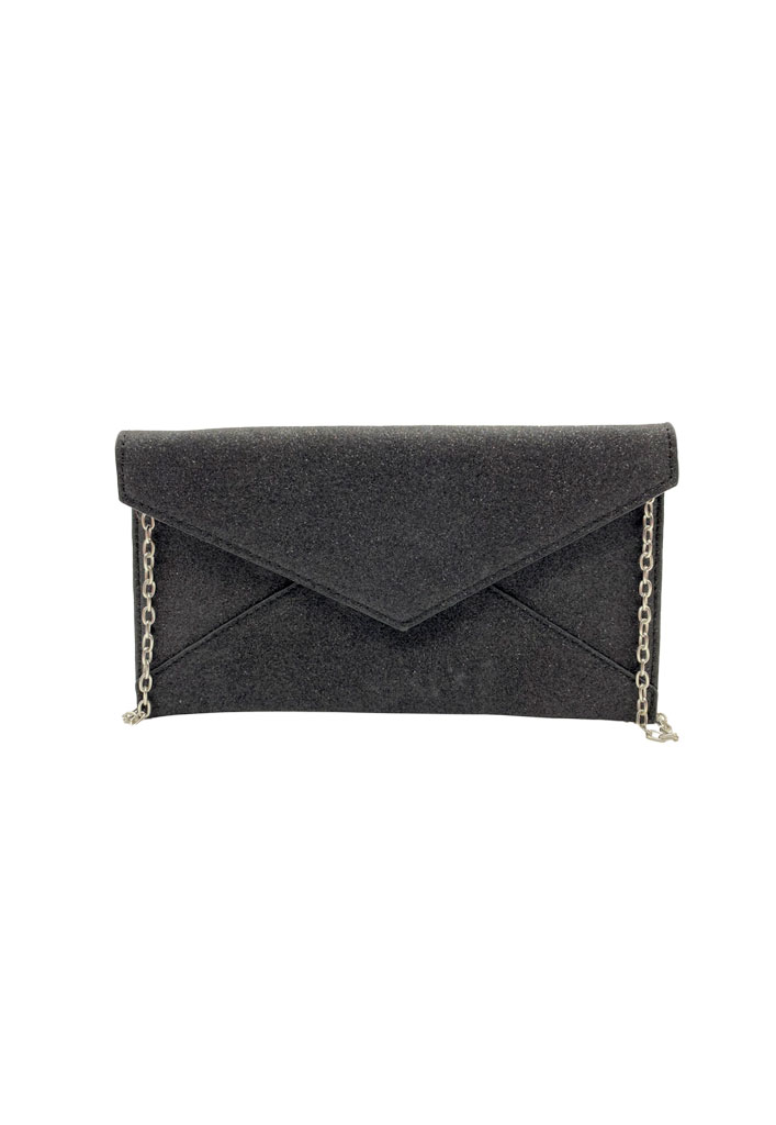 CARTERA DE FIESTA TELA NEGRO CRX30 - 1