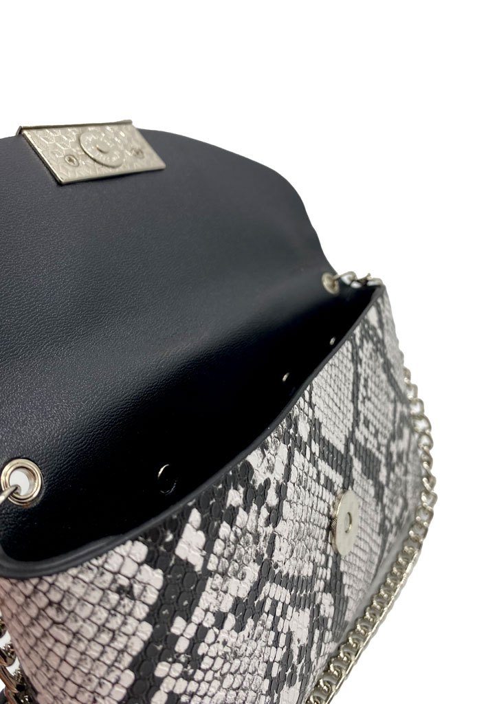 CARTERA DE FIESTA ECOCUERO NEGRO CRS87 - 5