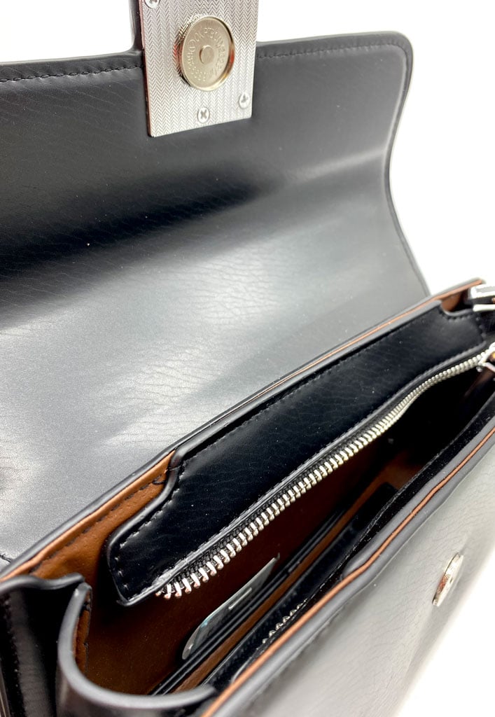 CARTERA ECOCUERO NEGRO CRU72 - 4