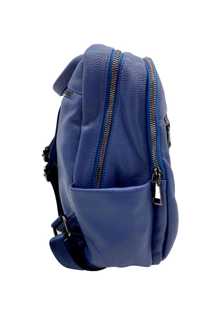 MOCHILA CUERO AZUL MARINO CRU47 - 2