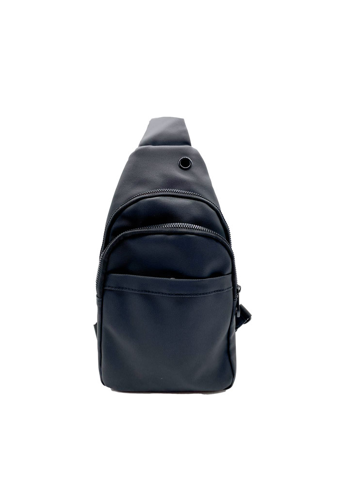 BANDOLERA ECOCUERO NEGRO CRU89 - 1