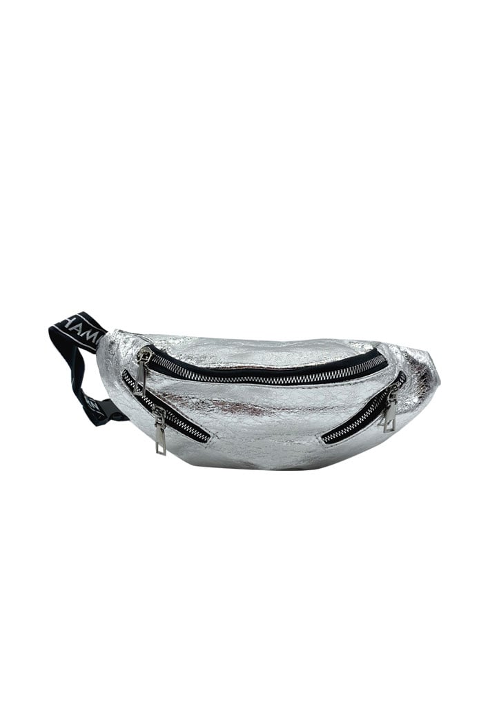 BANDOLERA ECOCUERO PLATA CRU11 - 1