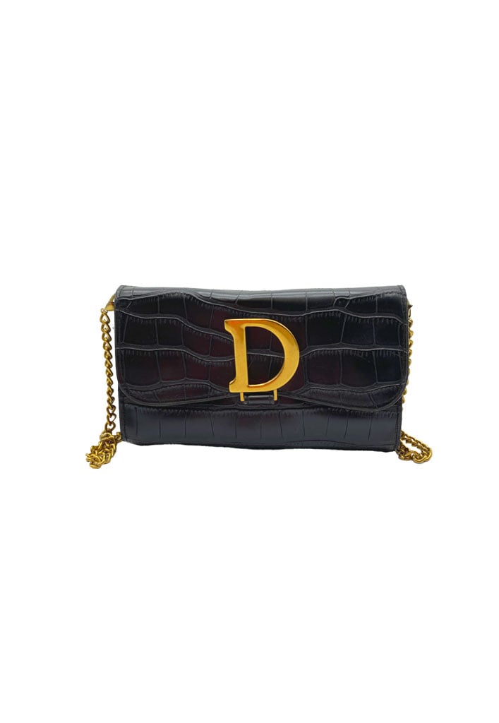 CARTERA ECOCUERO NEGRO CRU12 - 1
