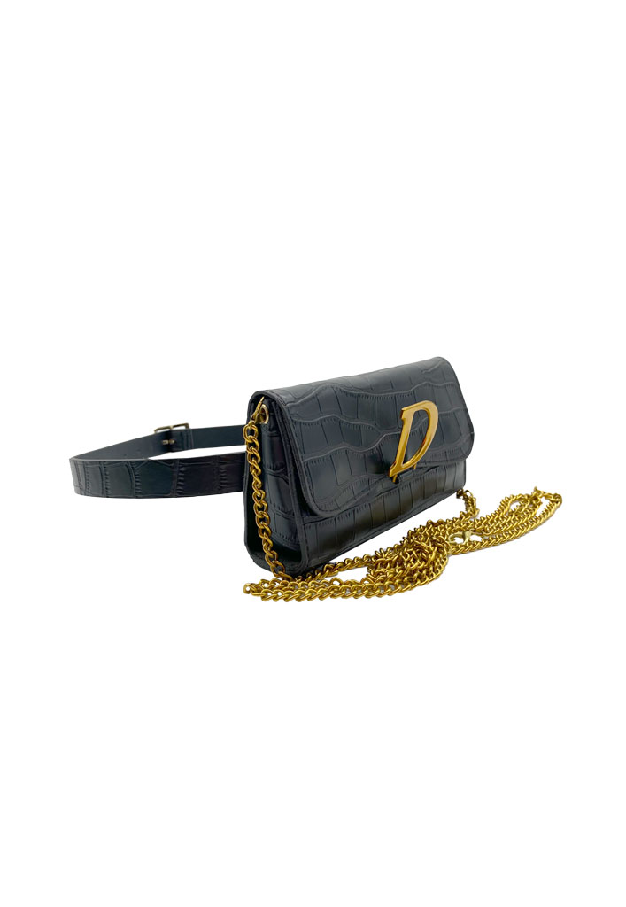 CARTERA ECOCUERO NEGRO CRU12 - 2