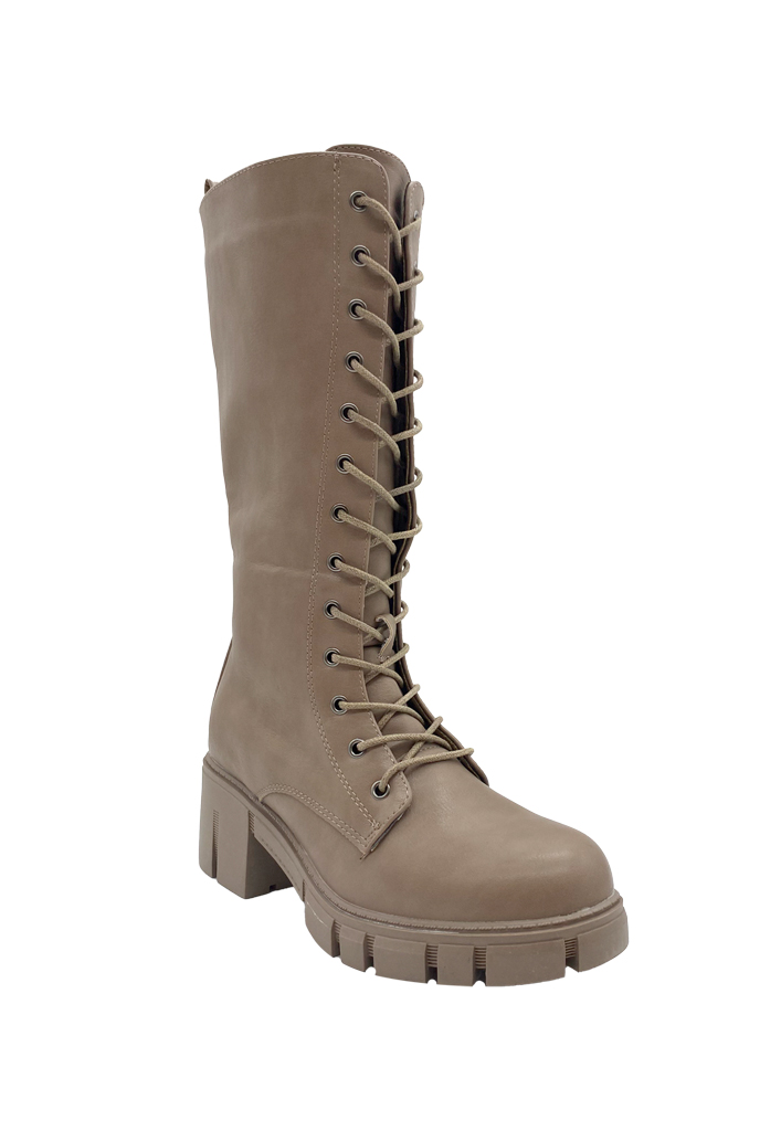 BOTA MUJER BEIGE ZB003 - 2