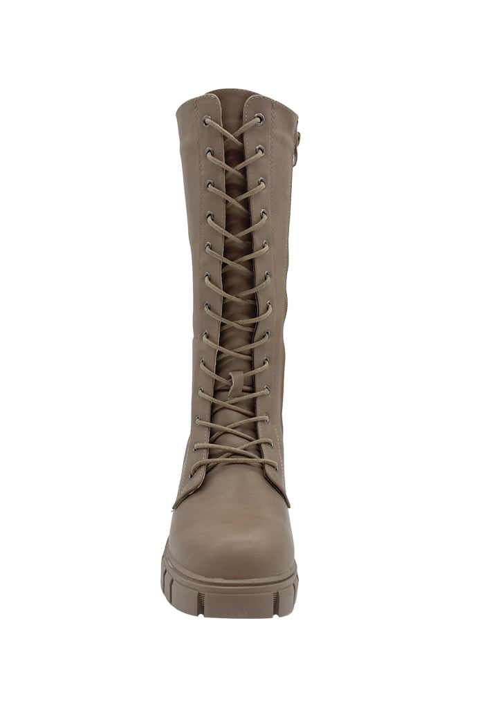 BOTA MUJER BEIGE ZB003 - 3