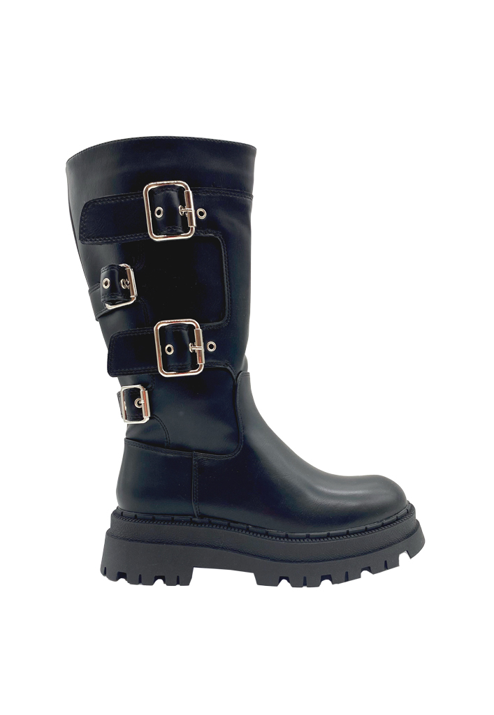 BOTA MUJER NEGRO ZB045 - 1