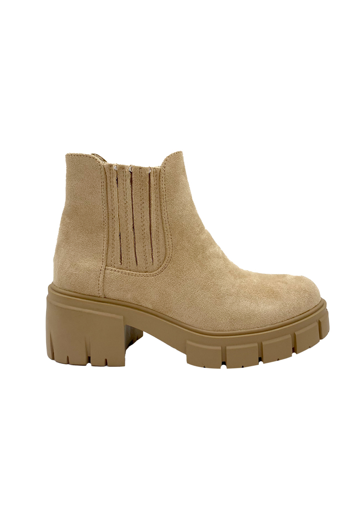BOTIN MUJER BEIGE ZB044 - 1