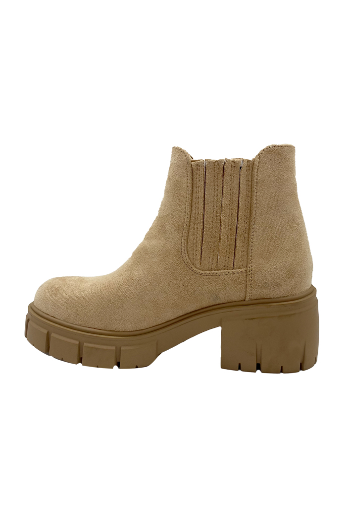 BOTIN MUJER BEIGE ZB044 - 4