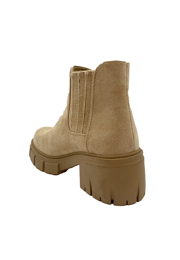BOTIN MUJER BEIGE ZB044 - 5