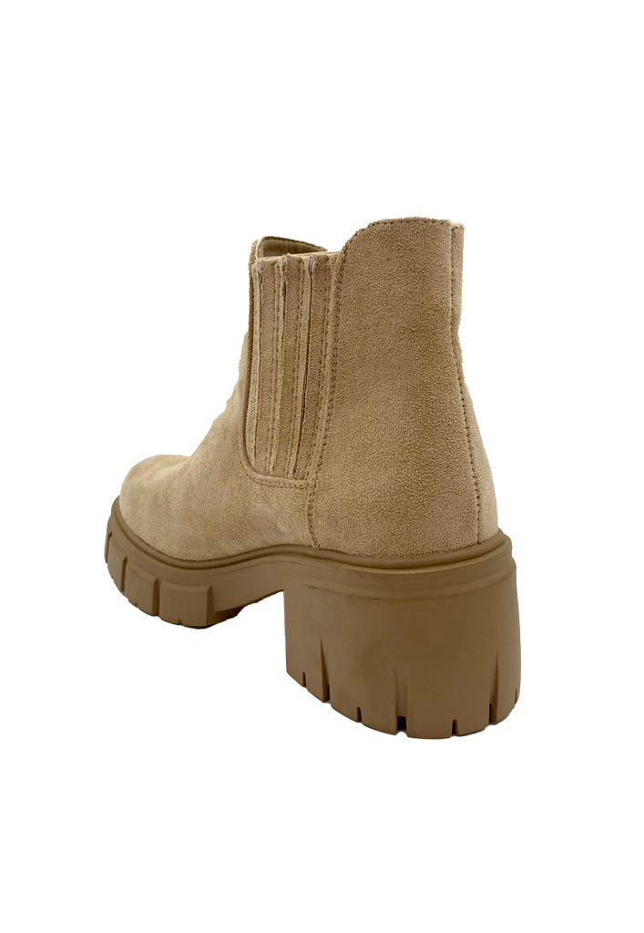 BOTIN MUJER BEIGE ZB044 - 5