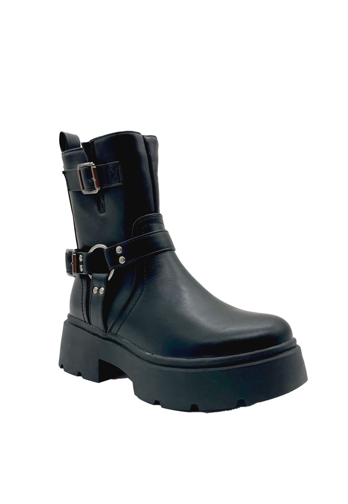 BOTIN MUJER NEGRO ZB048 - 2