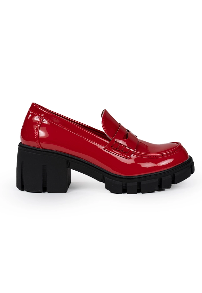 MOCASIN ECOCUERO ZAZ47 ROJO - 1