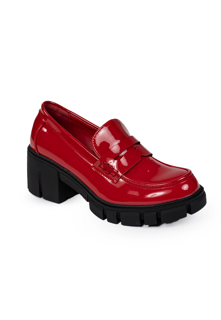 MOCASIN ECOCUERO ZAZ47 ROJO - 2