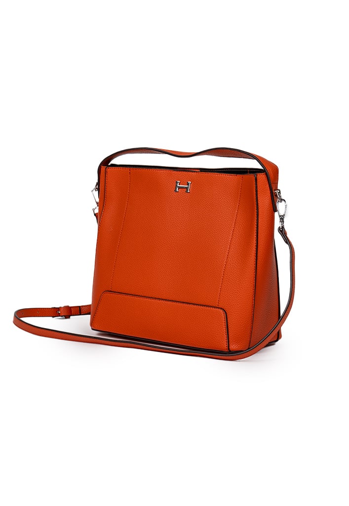 CARTERA ECOCUERO CRU95 NARANJA - 3