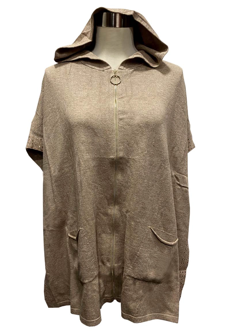 PONCHO PO038 KAKI - 1