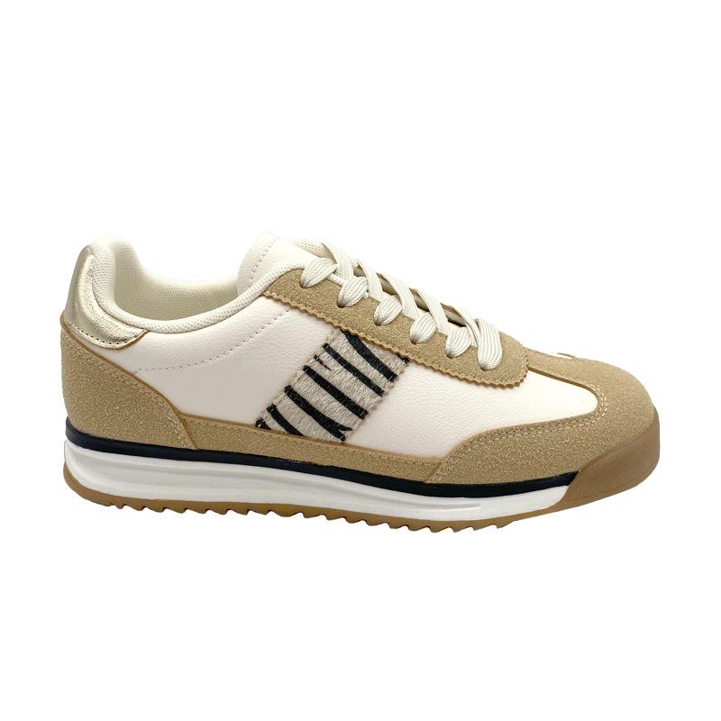ZAPATILLA MUJER BEIGE ZB061 - 1