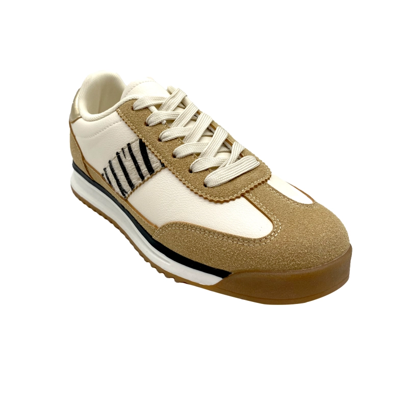 ZAPATILLA MUJER BEIGE ZB061 - 2