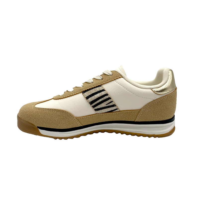 ZAPATILLA MUJER BEIGE ZB061 - 4