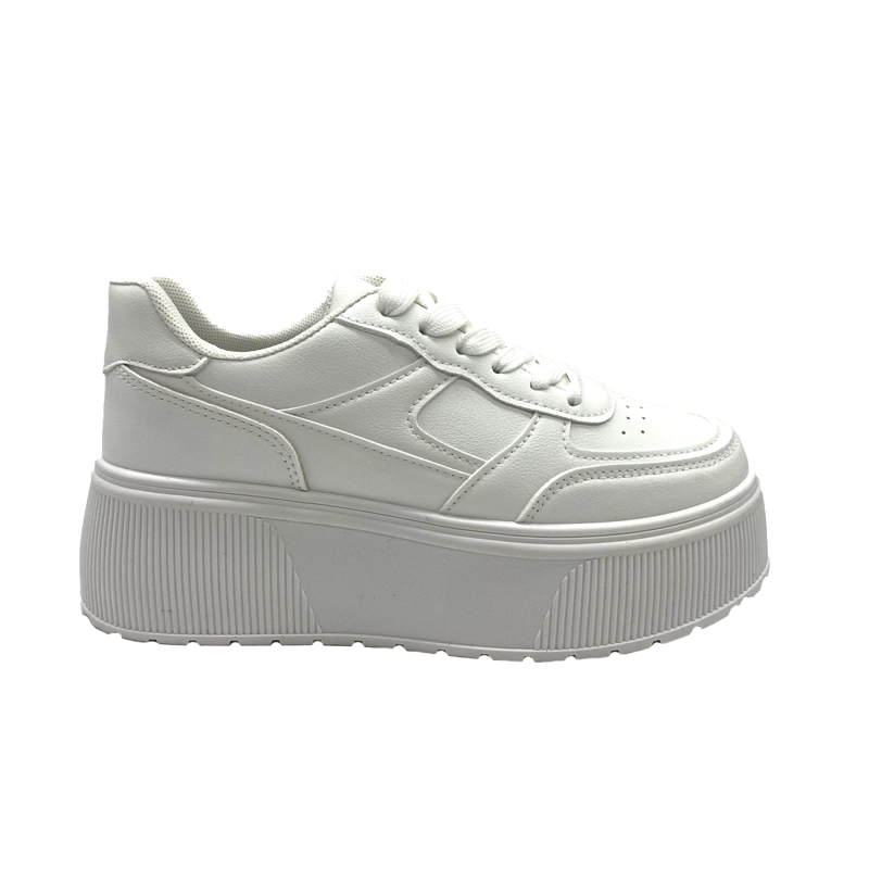 ZAPATILLA PLATAFORMA MUJER BLANCO ZB062 - 1