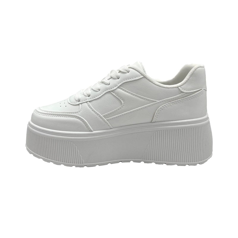 ZAPATILLA PLATAFORMA MUJER BLANCO ZB062 - 4