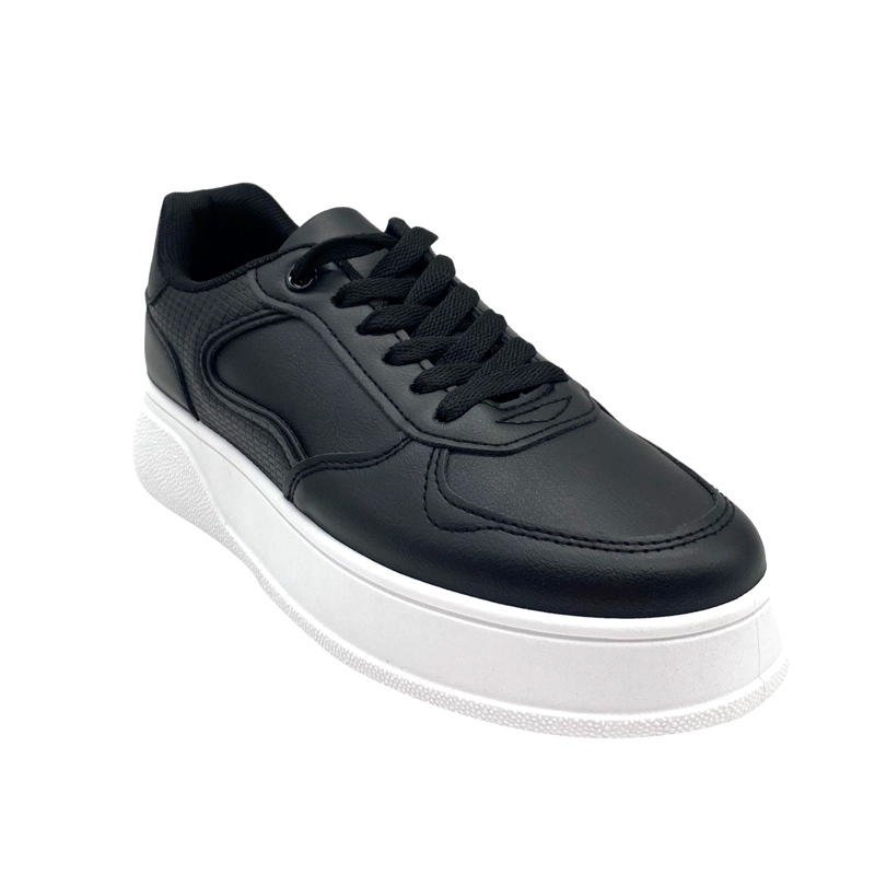 ZAPATILLA PLATAFORMA MUJER NEGRO ZB072 - 2