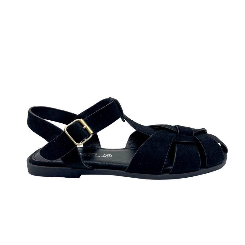 SANDALIA CANGREJERA MUJER NEGRO ZB063 - 1