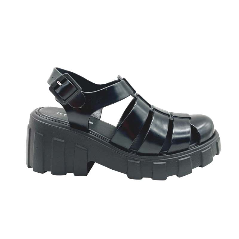 SANDALIA CANGREJERA NEGRO ZB058 - 1