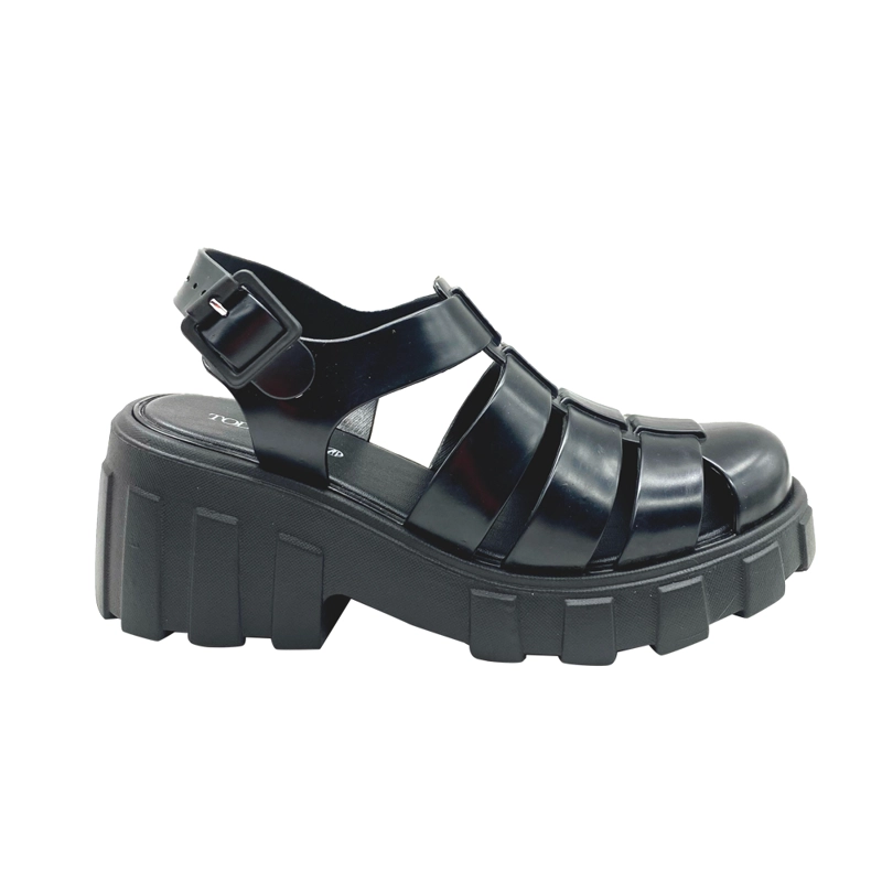 SANDALIA CANGREJERA NEGRO ZB058 - 1