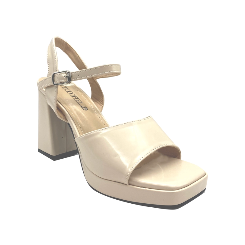 SANDALIA BEIGE ZB054 - 2