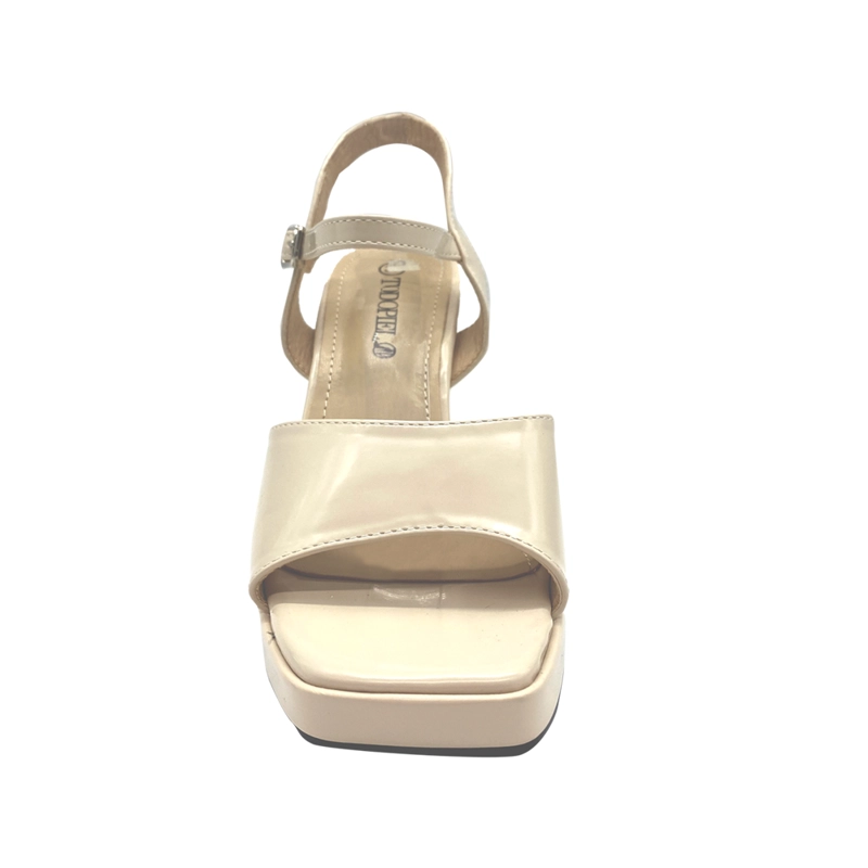 SANDALIA BEIGE ZB054 - 3